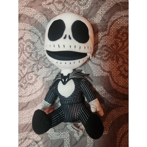 Disney Other - Jack Skellington The Nightmare Before Christmas Zipper Mouth Plush